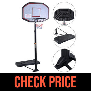 Movement God Pro Court Height-Adjustable Portable Basketball Hoop